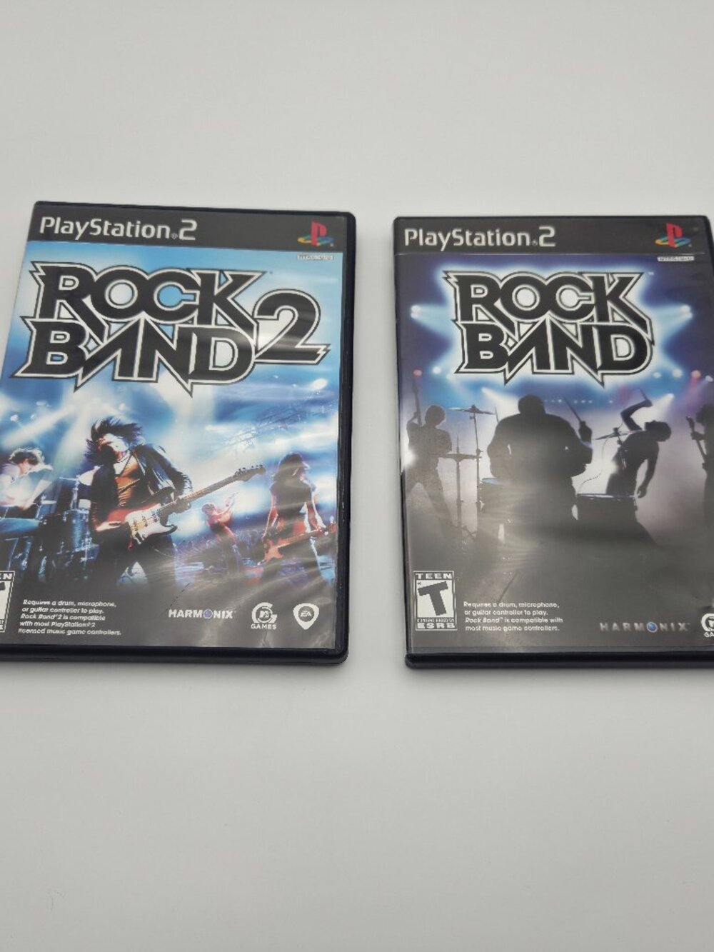 Rock Band & Rock Band 2 – PlayStation 2 PS2 – Complete In Box